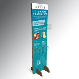 Display cartone alveolare