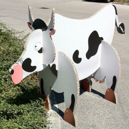 formica e mucca cartone * - 0007