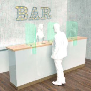 Pareti divisorie banco bar