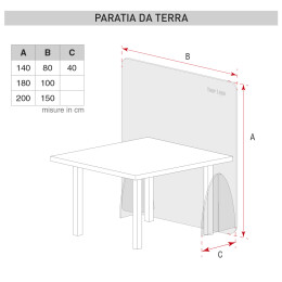 misure paratia da terra