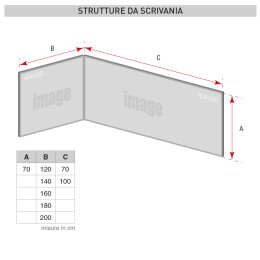 misure da scrivania